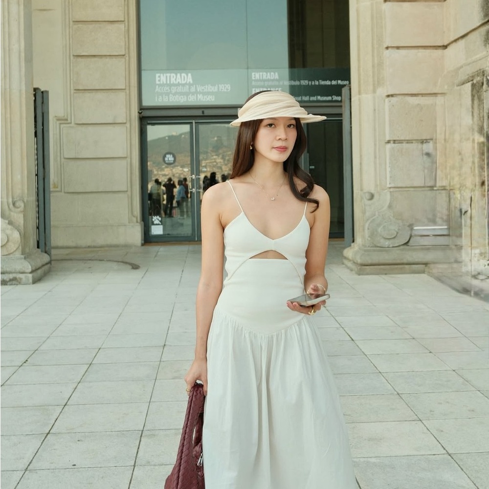 ZARA Cutout Combination Dress - Picture 3 of 10